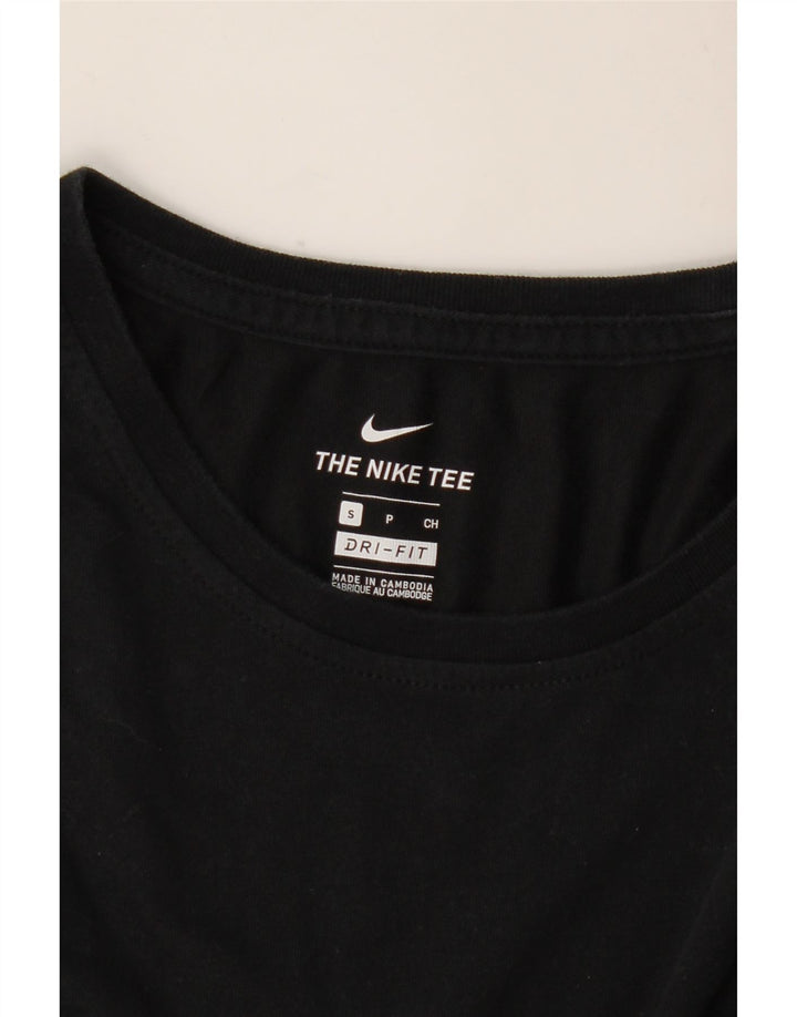 Nike Womens Dri Fit Graphic Vest Top UK 10 Small Black