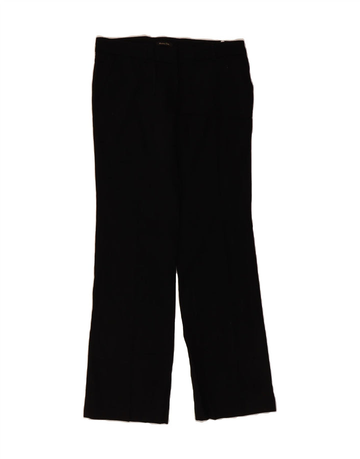 MASSIMO DUTTI Womens Bootcut Chino Trousers EU 42 Large W32 L32 Black Vintage Massimo Dutti and Second-Hand Massimo Dutti from Messina Hembry 