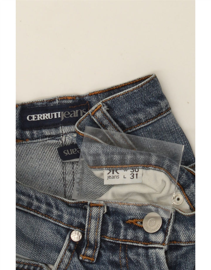 CERRUTI Womens Tapered Jeans W30 L28  Blue