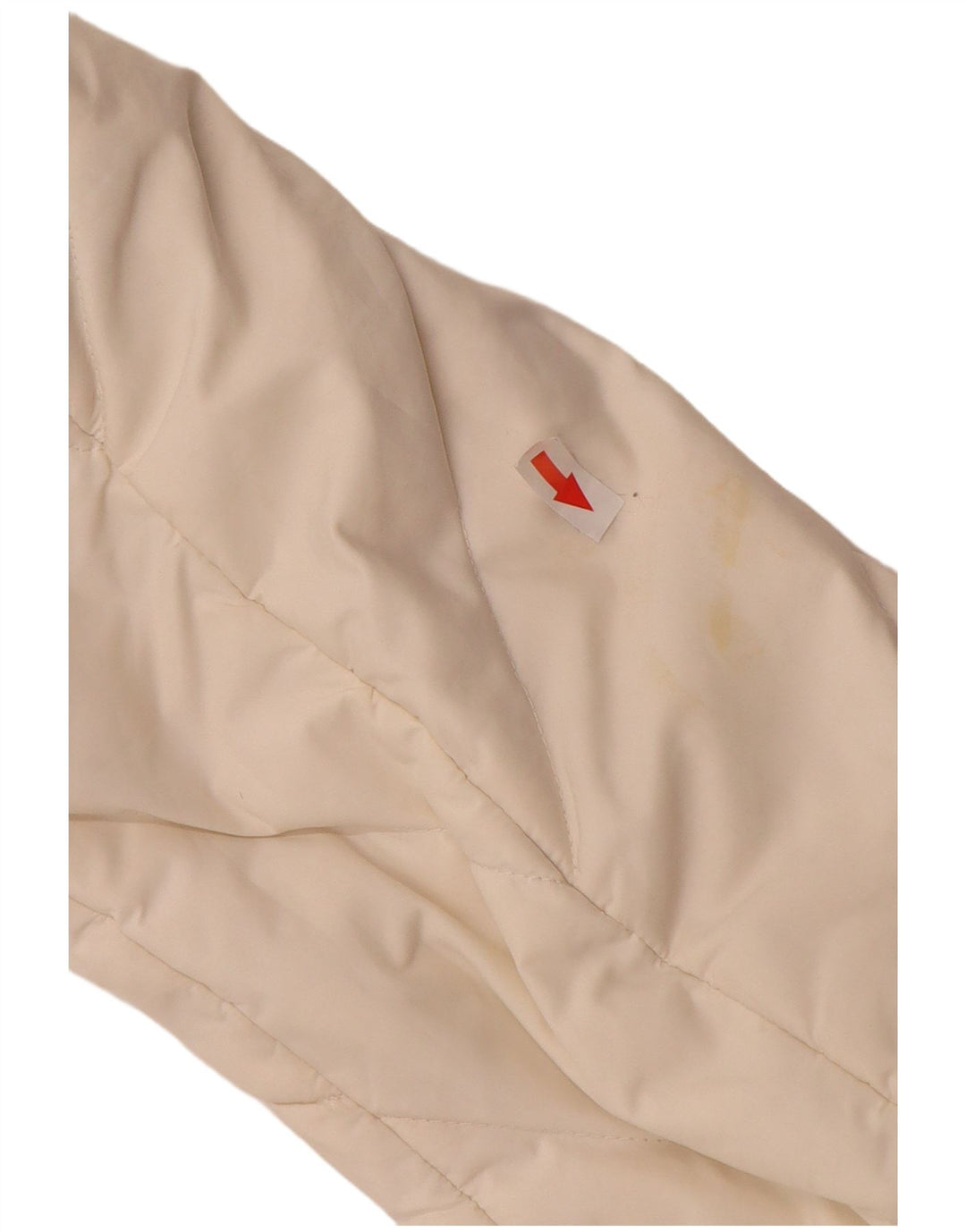 Post Card Womens Padded Jacket UK 10 Small White Polyamide