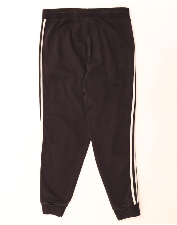 Adidas Pantalon de survêtement pour femme Joggers UK 16 Large Noir Coton