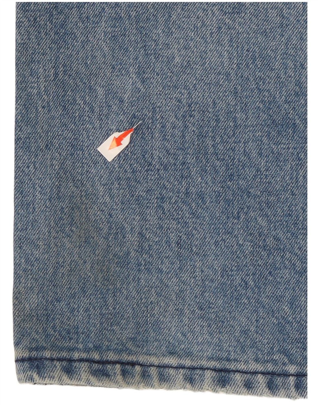 Valentino Mens Straight Jeans W33 L33 Blue Cotton