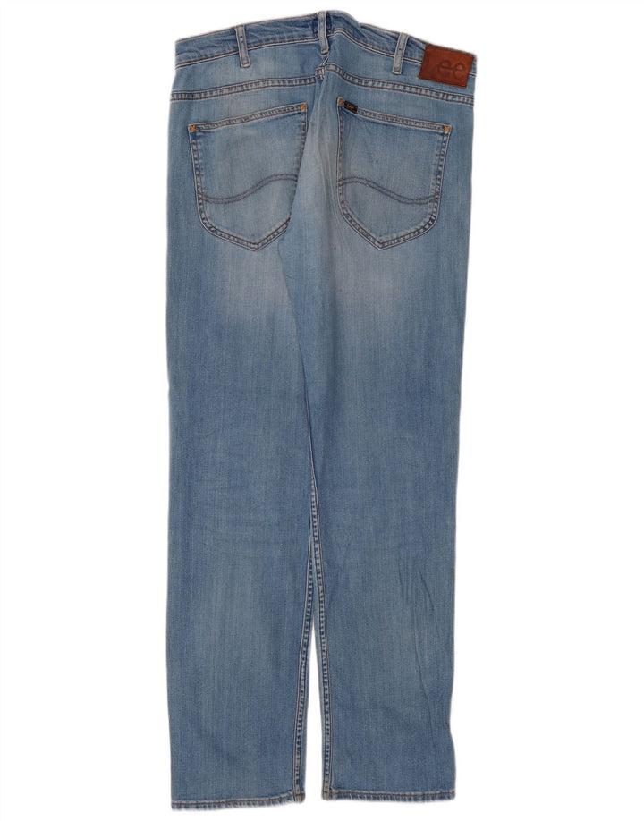 Lee Womens Straight Jeans W34 L31 Blue