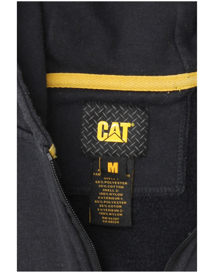 Caterpillar hættetrøje med lynlås til mænd mellem marineblå polyester