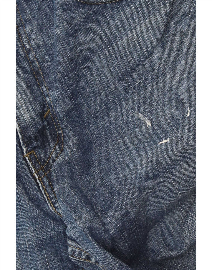 Jeans Levi's Uomo 511 Slim Distressed W34 L32 Cotone Blu