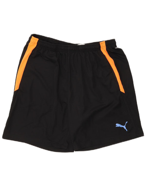 Puma Mens Sport Shorts XL Black Colourblock Polyester