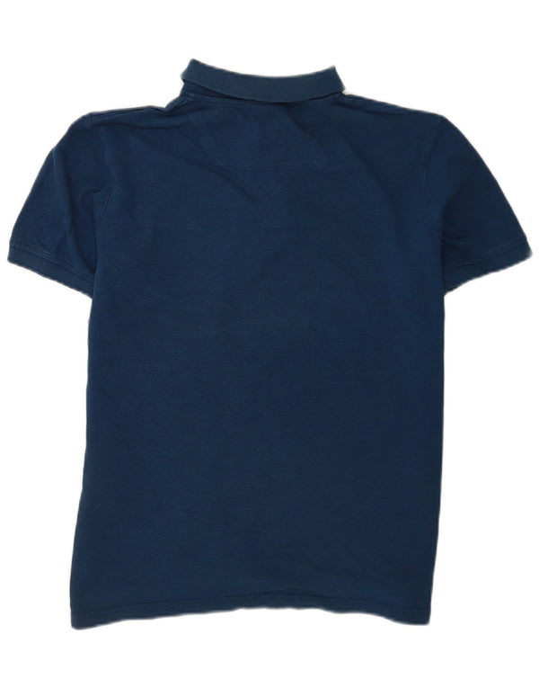 Musto Mens Polo Shirt Medium Navy Blue Cotton