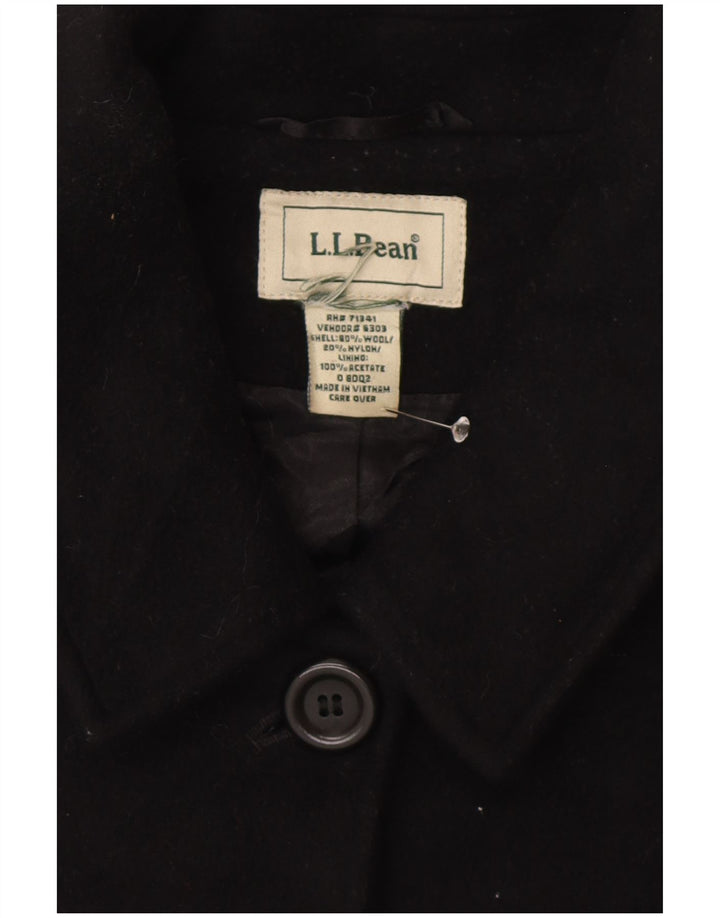 Cappotto da donna L.L.Bean UK 20 2XL Lana nera