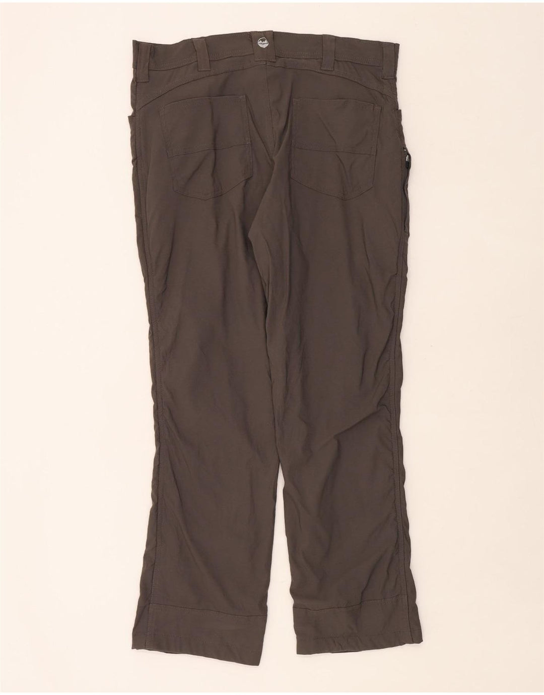 Wrangler Mens Straight Cargo Trousers W36 L30 Grey Nylon
