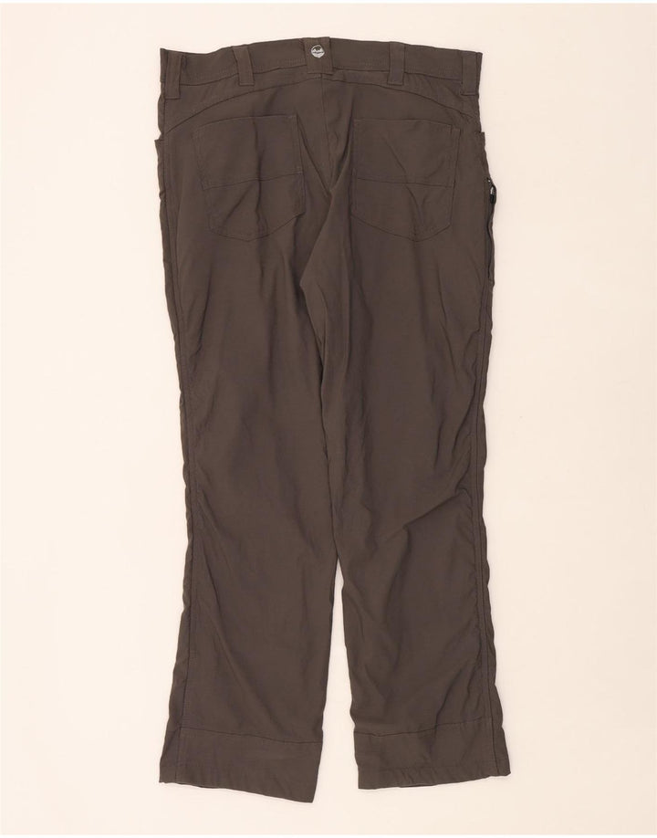 Wrangler Mens Straight Cargo Trousers W36 L30 Grey Nylon