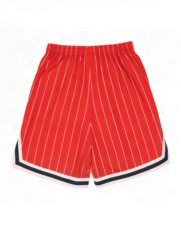 Pantaloncini sportivi da uomo Karl Kani piccoli in poliestere a righe rosse