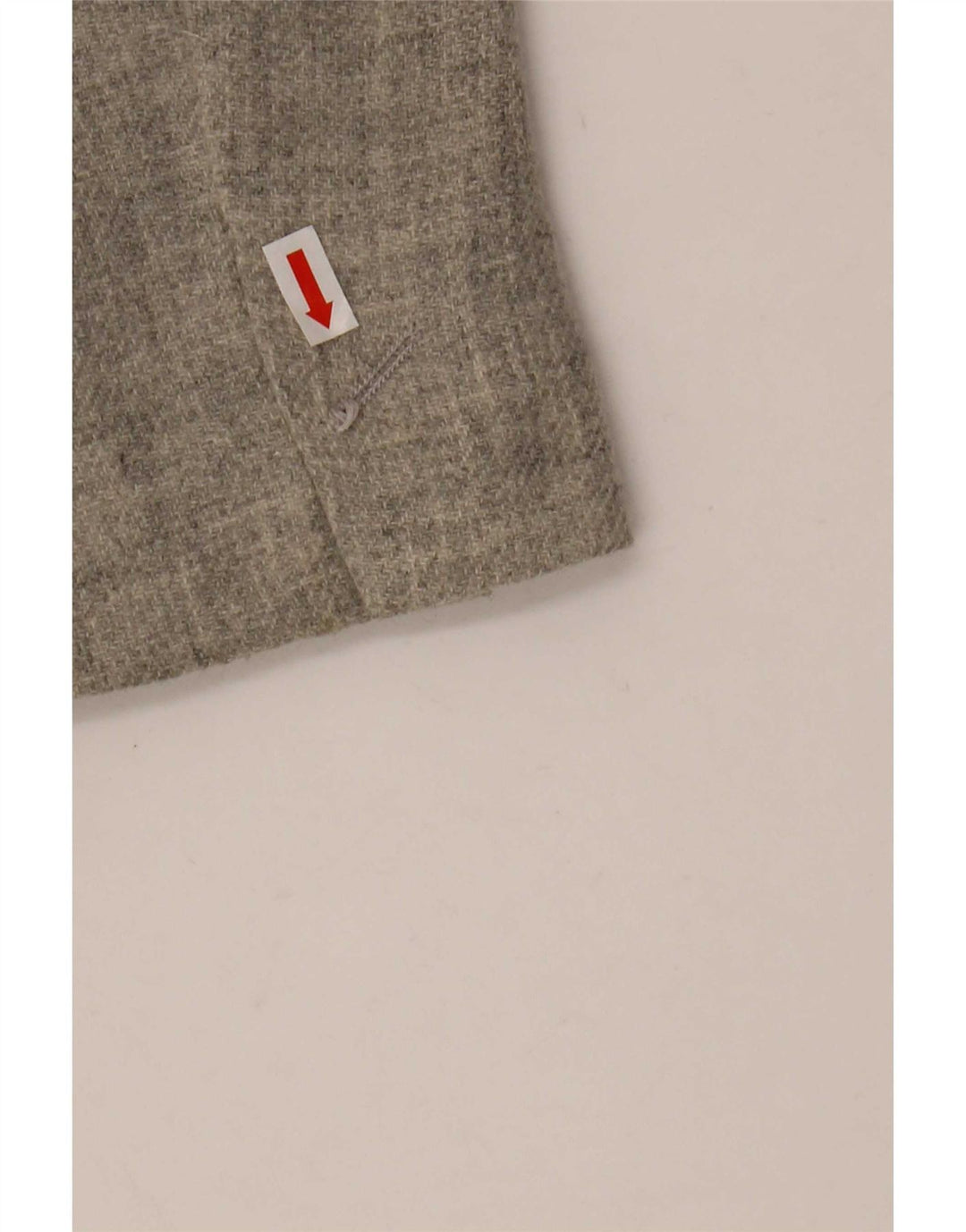 Massimo Dutti Veste Blazer 1 Bouton Femme EU 38 Petite Laine Grise
