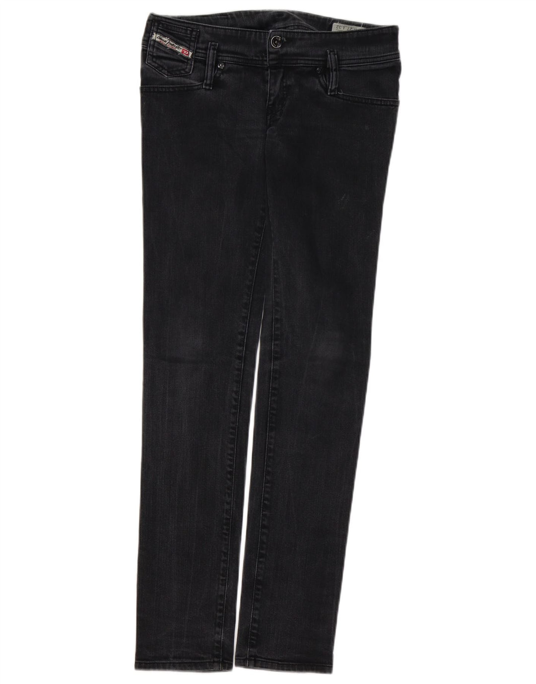 DIESEL Womens Matic Slim Jeans W27 L32 Black Cotton