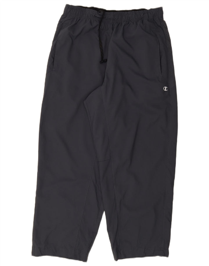 Pantaloni da tuta da uomo Champion Large in poliestere grigio
