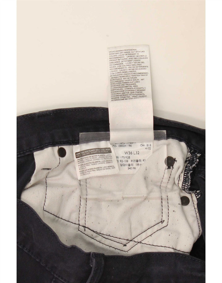 Męskie jeansy Levi's 511 Slim W36 L29 Granatowa bawełna