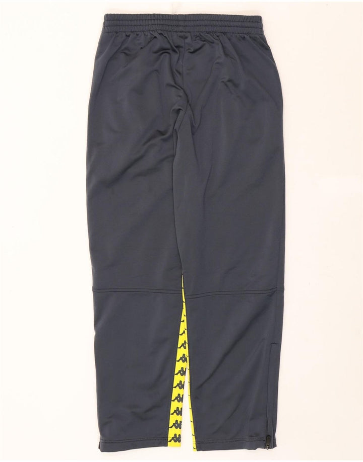 KAPPA Mens Tracksuit Trousers Small Grey Colourblock Polyester Vintage Kappa and Second-Hand Kappa from Messina Hembry 