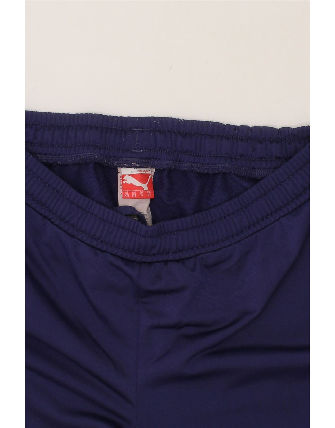 PUMA Girls Tracksuit Trousers 15-16 Years  Navy Blue Polyester Vintage Puma and Second-Hand Puma from Messina Hembry 