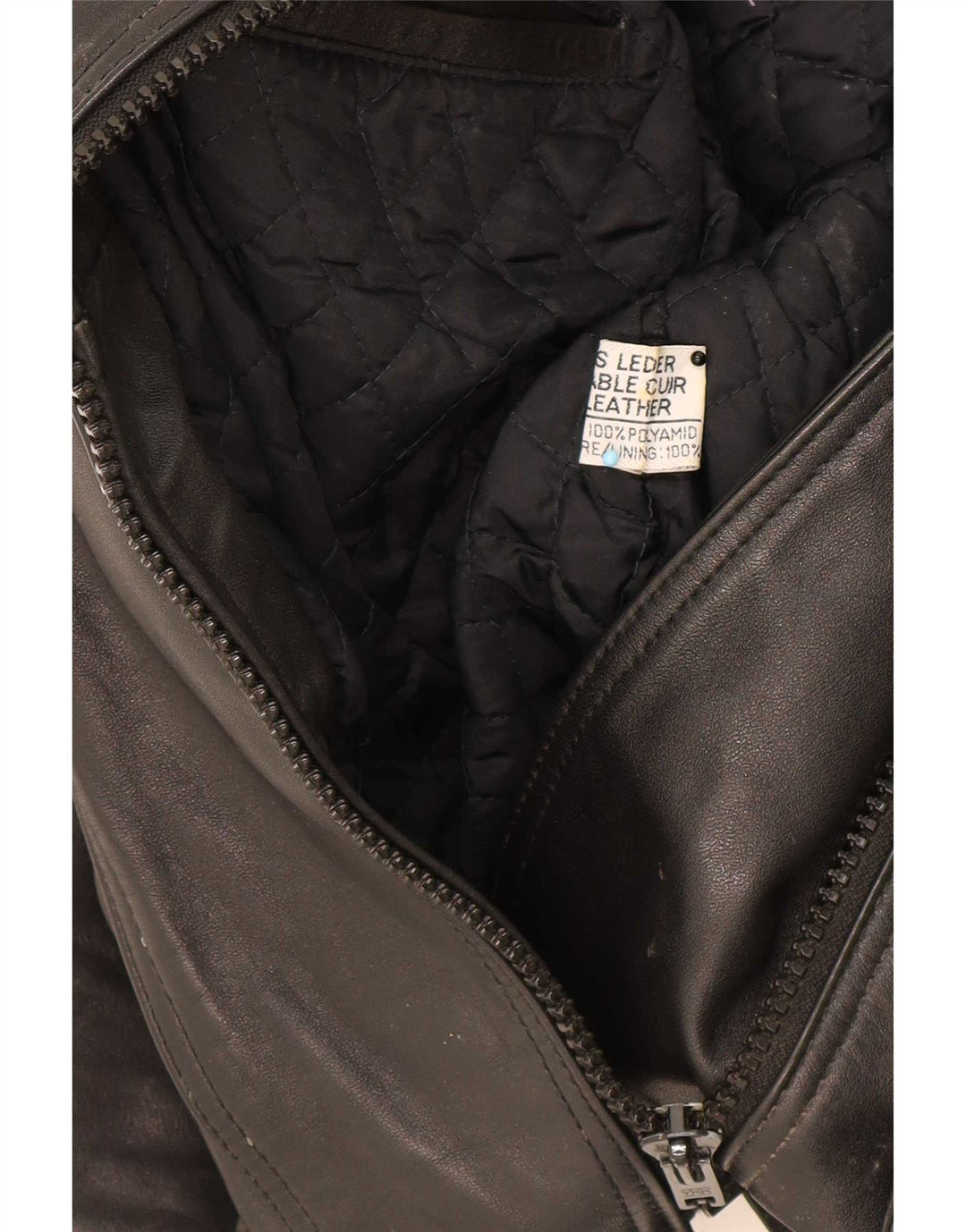 Krawehl Γυναικείο Δερμάτινο Μπουφάν Biker IT 44 Μεσαίο Μαύρο
