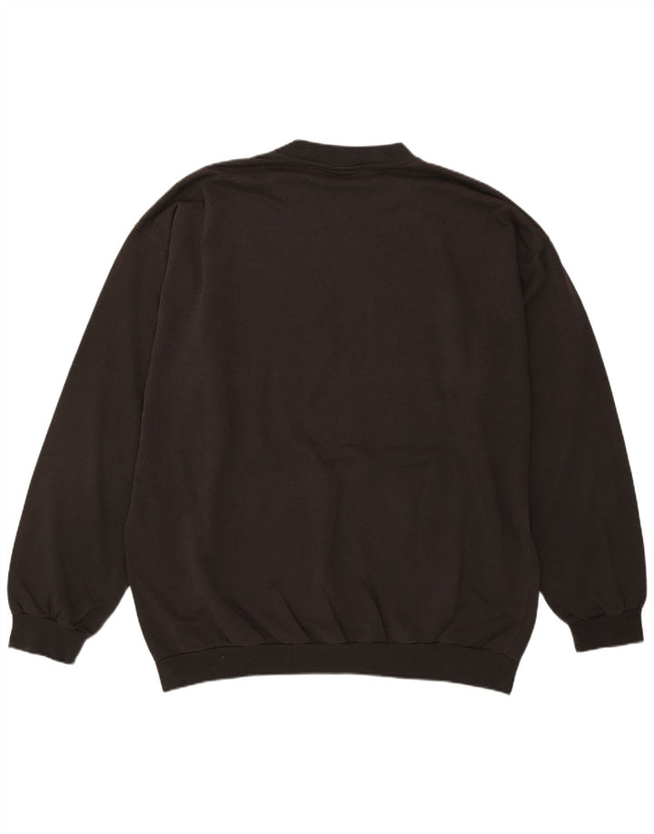 Reebok Mens Sweatshirt Jumper 2XL Brown