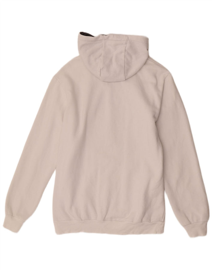 Adidas Mens Graphic Regular Fit Hoodie Jumper Medium White Cotton