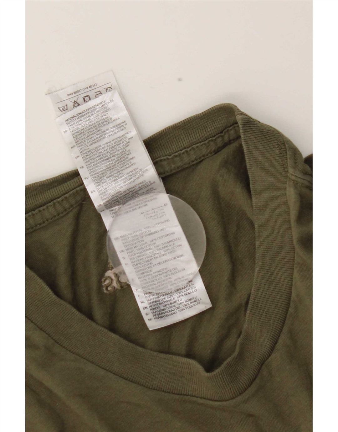 Adidas grafisk t-shirt til mænd, medium Khaki Bomuld