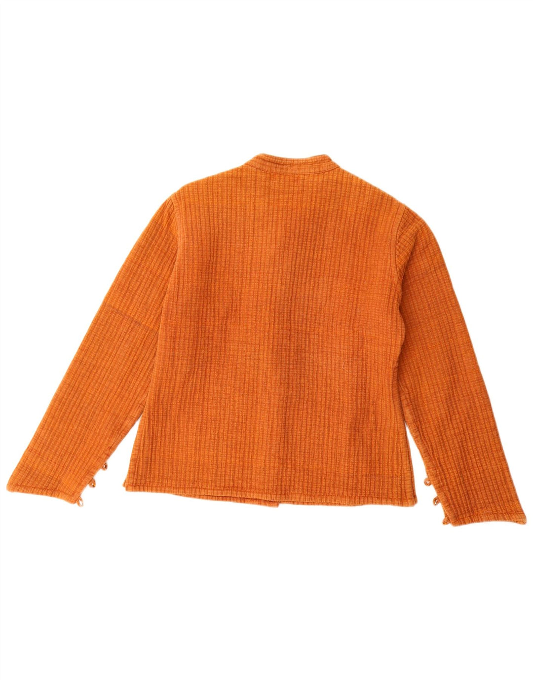 Jaqueta Bomber Vintage Feminina UK 10 Pequena Laranja