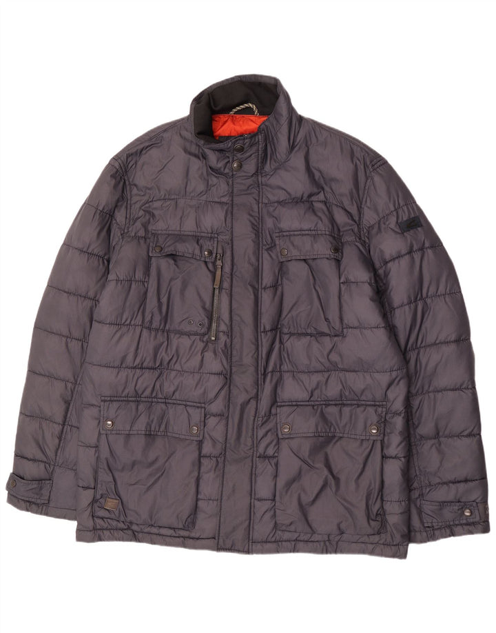 Camel Active Mens Padded Jacket IT 58 4XL Grey Polyamide