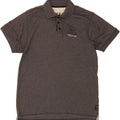 JACK & JONES Mens Graphic Polo Shirt XL Grey Polyester Vintage Jack & Jones and Second-Hand Jack & Jones from Messina Hembry 