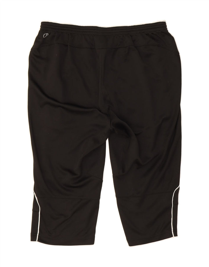 PUMA Womens Capri Tracksuit Trousers UK 18 XL Black Polyester Vintage Puma and Second-Hand Puma from Messina Hembry 
