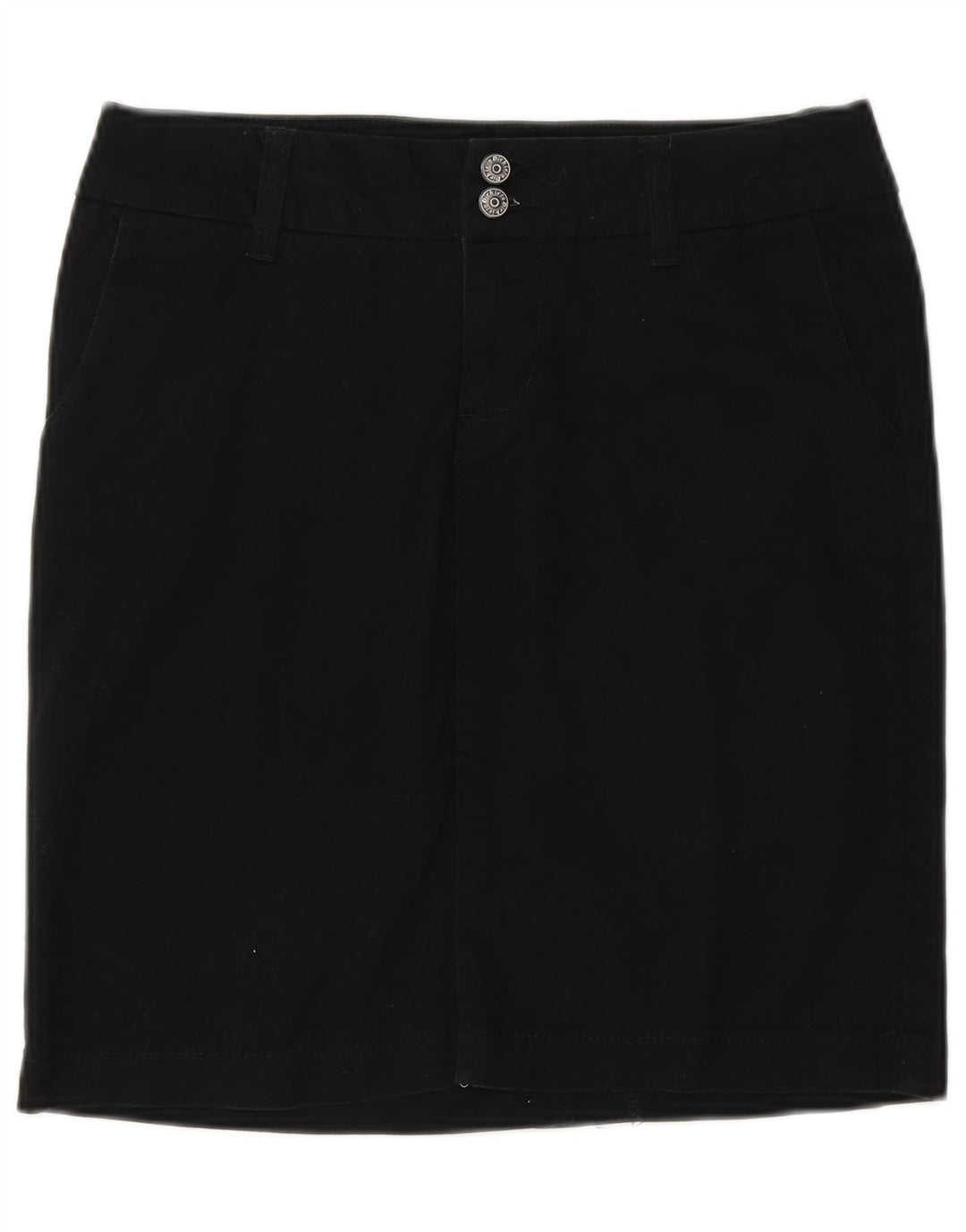 Dickies Womens Straight Skirt US 5 Small W28  Black Cotton