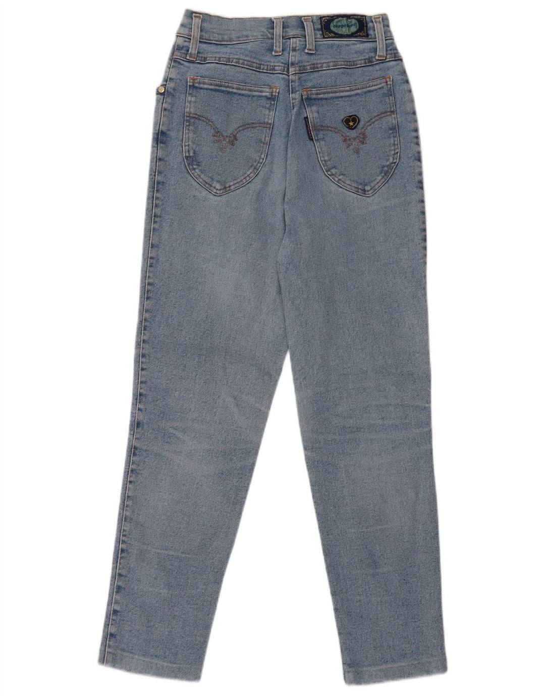Damskie jeansy slim cappopera W26 L25 niebieska bawełna