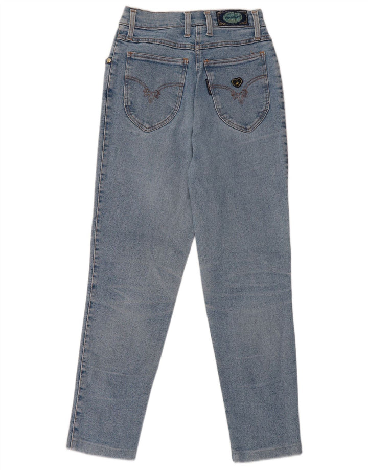 Damskie jeansy slim cappopera W26 L25 niebieska bawełna