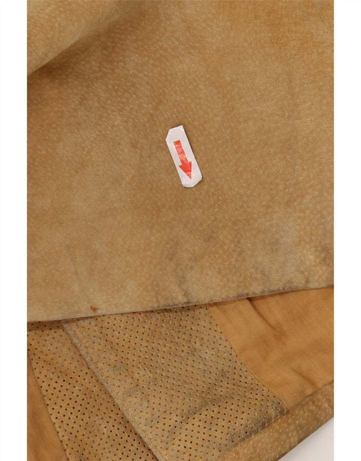 Conbipel Mens Suede Jacket IT 56 2XL Beige Leather