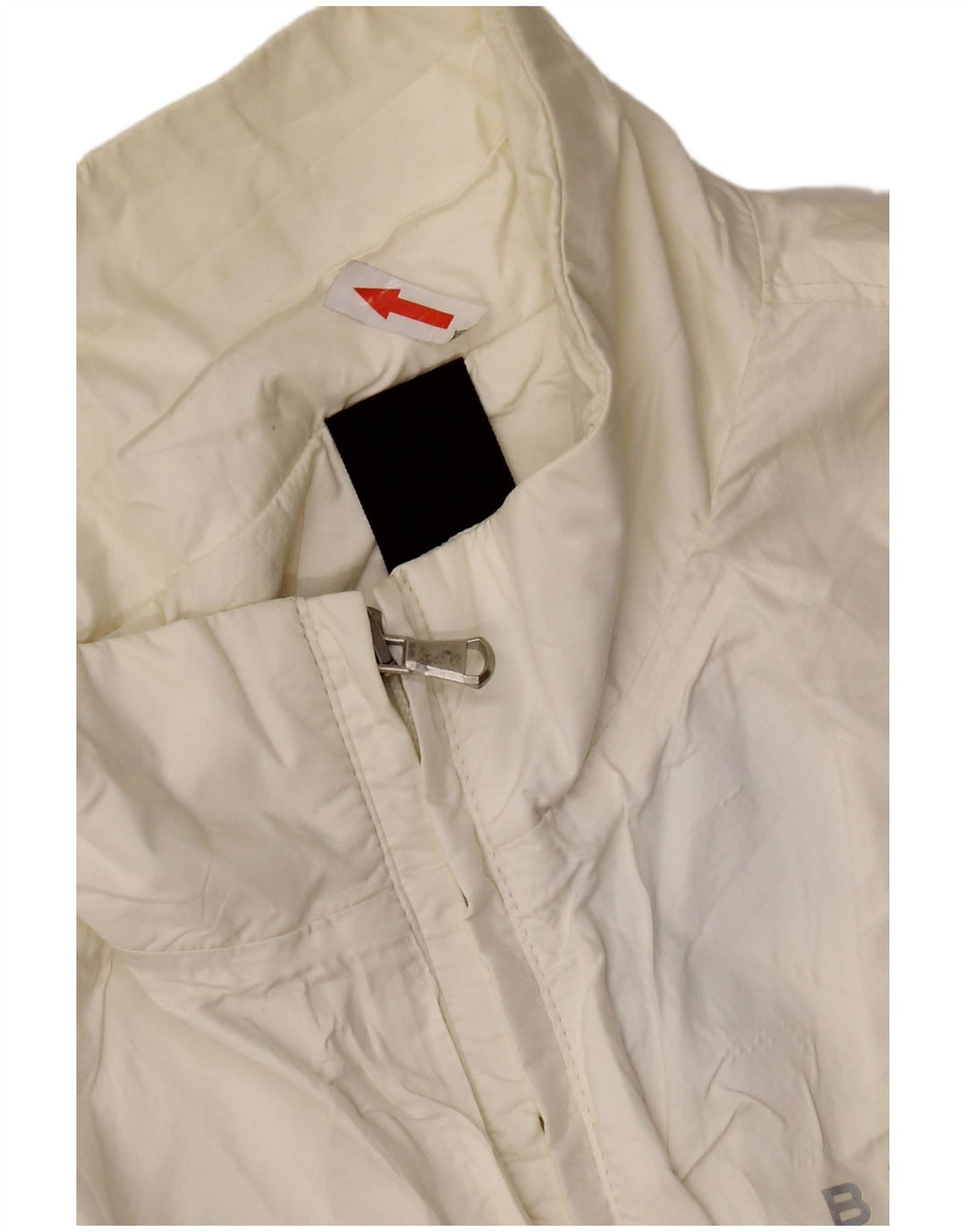 Belfe Womens Sleeveless Tracksuit Top Jacket UK 14 Large White Polyamide