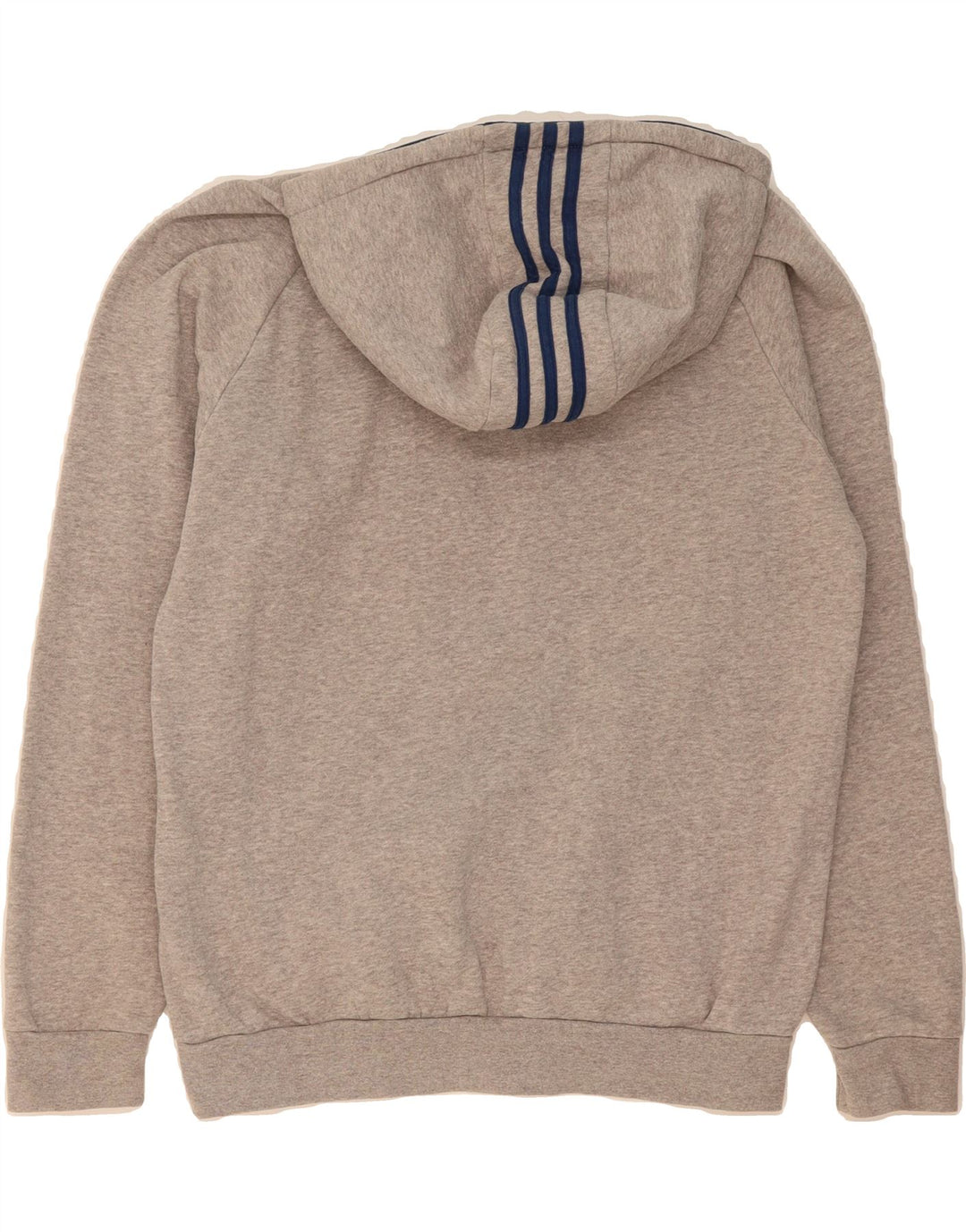 ADIDAS Mens Graphic Hoodie Jumper Medium Grey Vintage Adidas and Second-Hand Adidas from Messina Hembry 