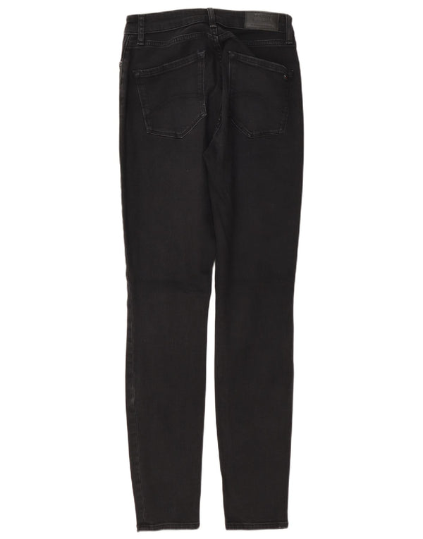 Damskie dżinsy rurki Tommy Hilfiger Santana Mid Rise W28 L32 Szara bawełna