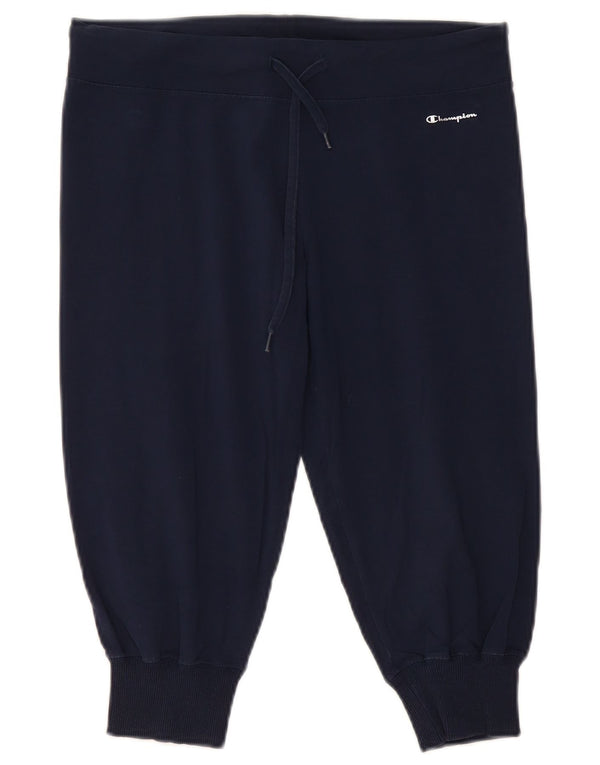 Champion Pantalon de survêtement Capri pour femme, jogging UK 14, Large, bleu marine