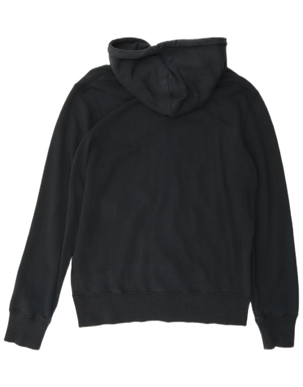 Felpa con cappuccio e zip Nike da uomo in cotone nero medio