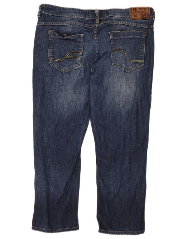 Vaqueros recortados para mujer Fat Face UK 12 Medium W34 L23 Algodón azul