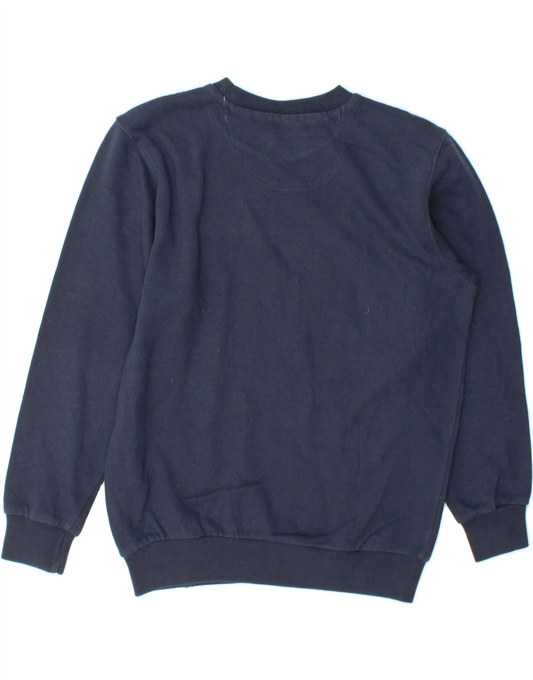 CHAMPION Boys Graphic Sweatshirt Jumper 9-10 Years Medium Navy Blue Cotton Vintage Champion and Second-Hand Champion from Messina Hembry 
