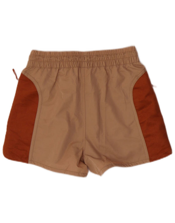 Pantaloncini sportivi da donna Puma UK 8 Small Beige Colourblock Poliestere