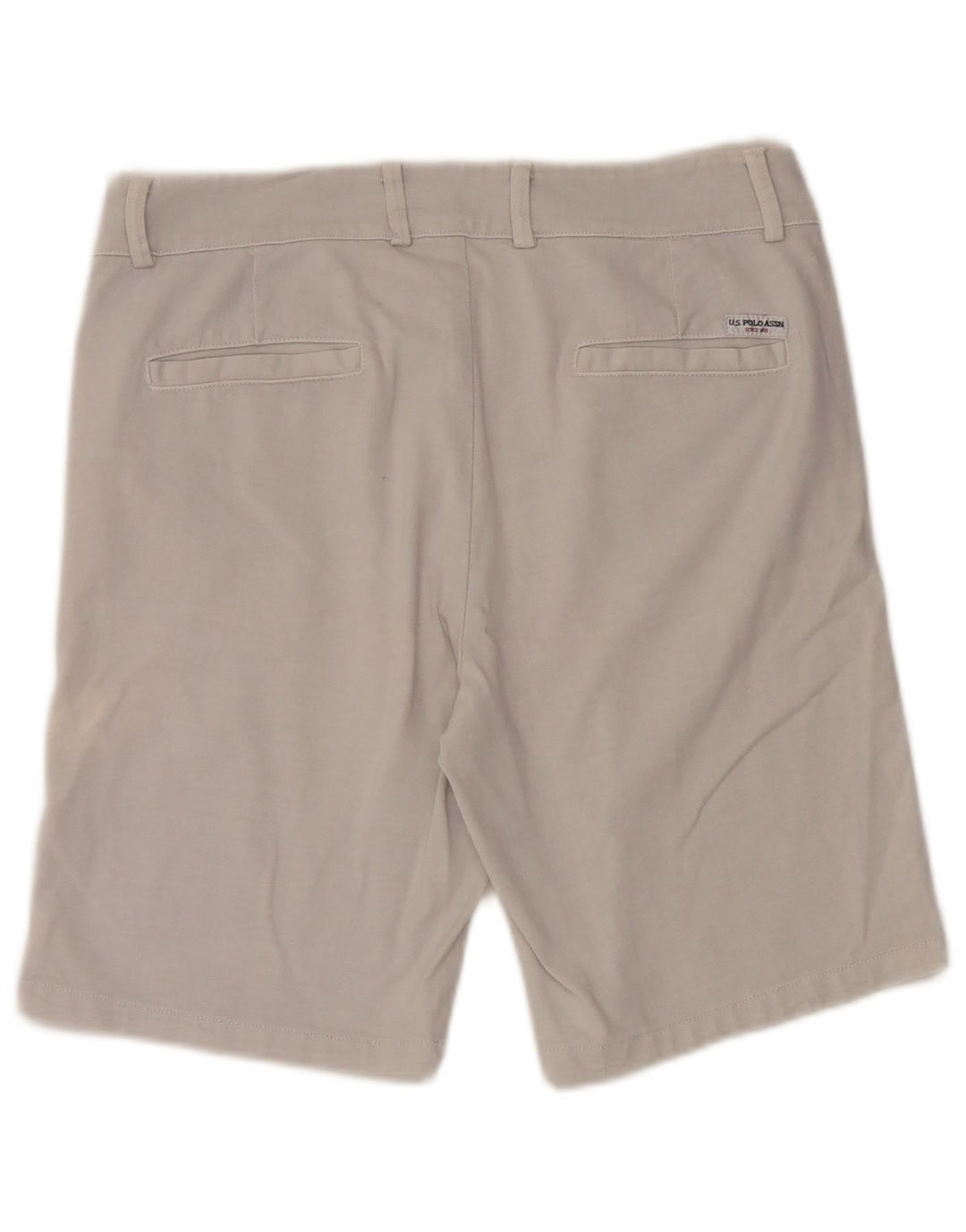 U.S. POLO ASSN. Mens Chino Shorts W32 Medium White Cotton