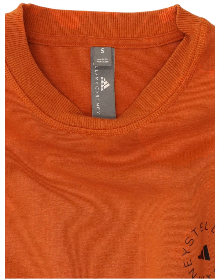 Adidas Mens Loose Fit T-Shirt Top Small Orange
