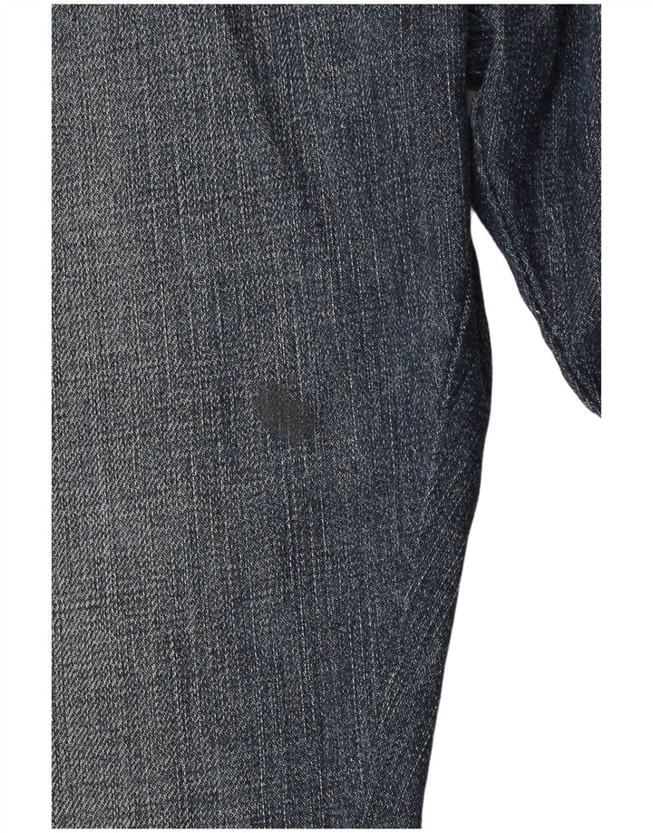 Calvin Klein Womens Straight Jeans W33 L30 Blue Cotton