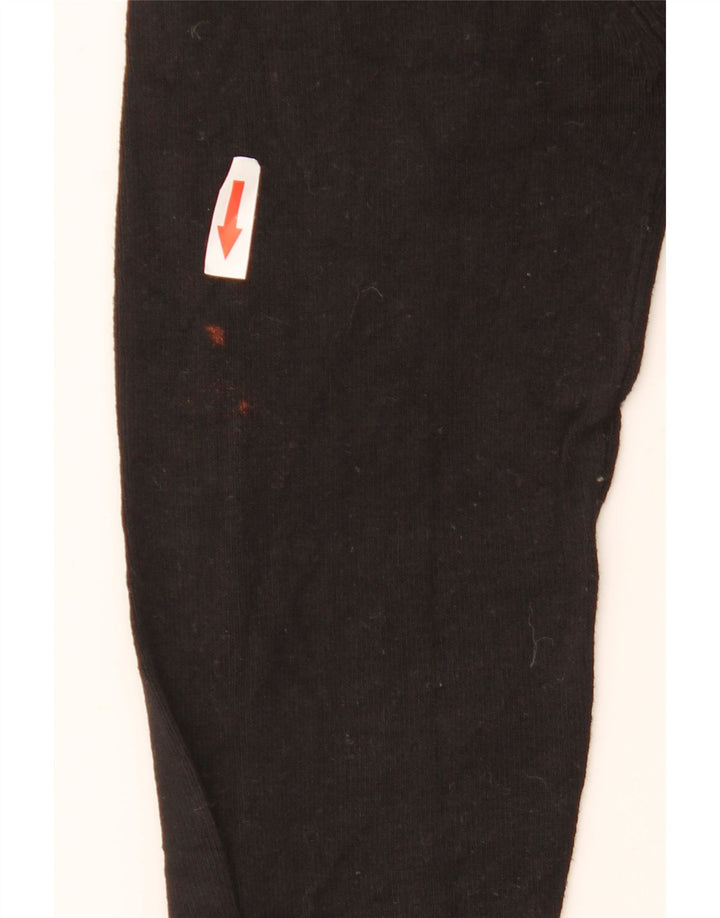 Zara Womens V-Neck Jumper Sweater UK 16 Large Black