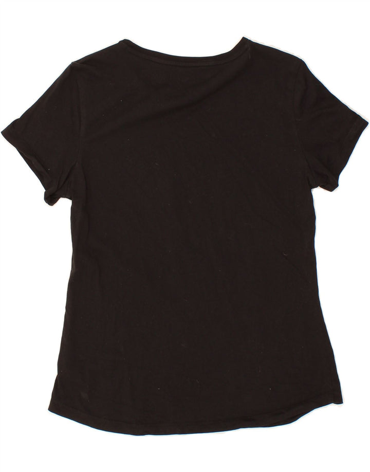PUMA Womens Graphic T-Shirt Top UK 12 Medium Black Vintage Puma and Second-Hand Puma from Messina Hembry 