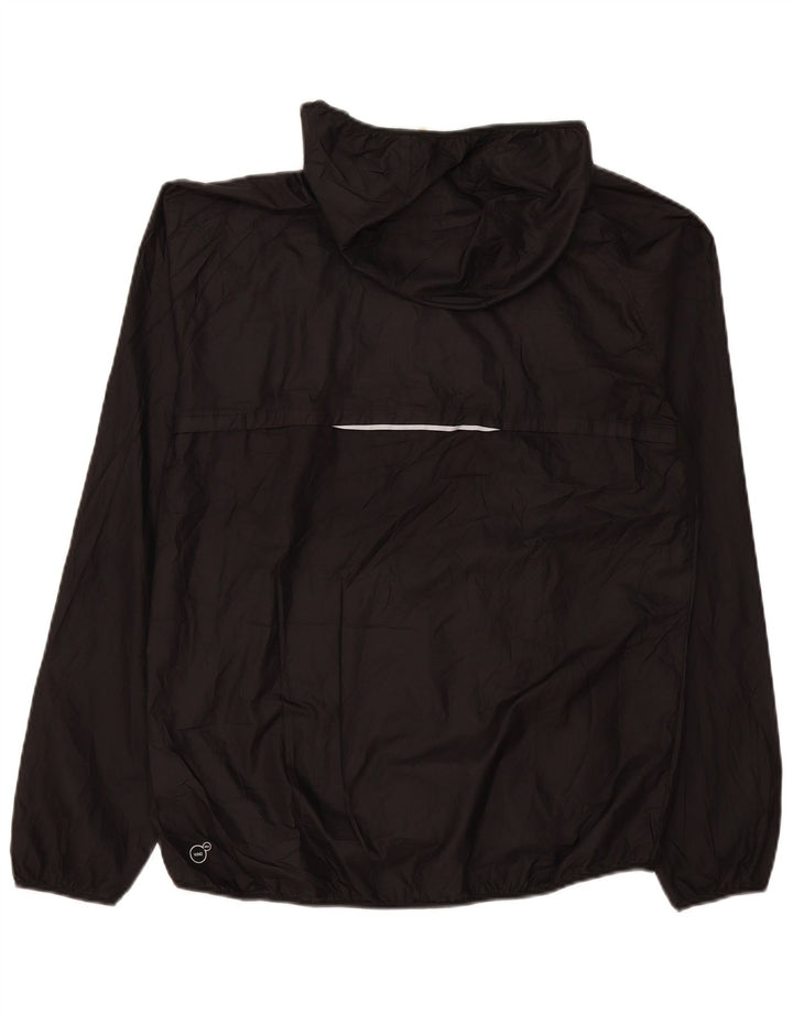 Puma Damen Regenjacke mit Kapuze UK 16 Large Schwarz Polyester