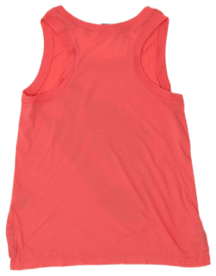 NIKE Womens Graphic Vest Top UK 10 Small Pink Polyester