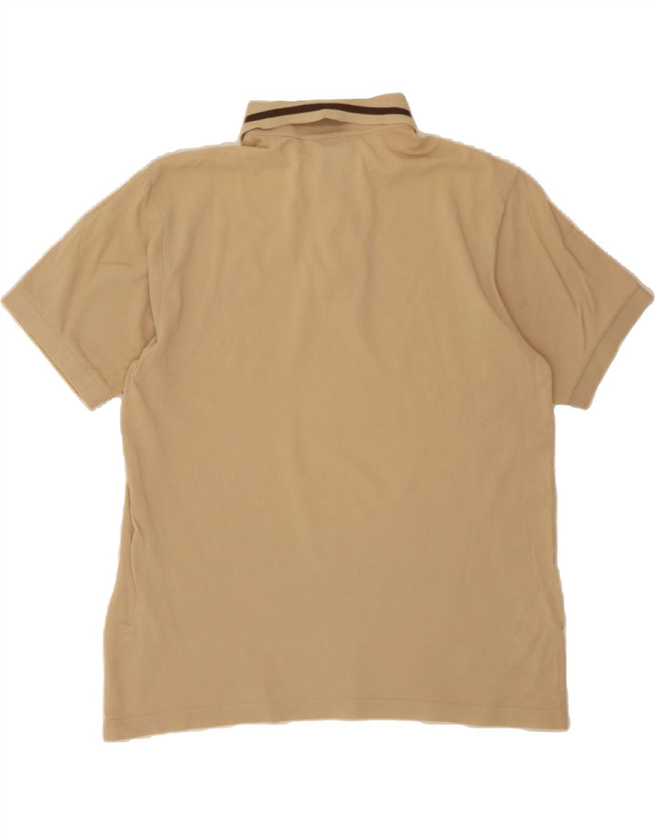 DIADORA Mens Polo Shirt Large Beige Cotton Vintage Diadora and Second-Hand Diadora from Messina Hembry 