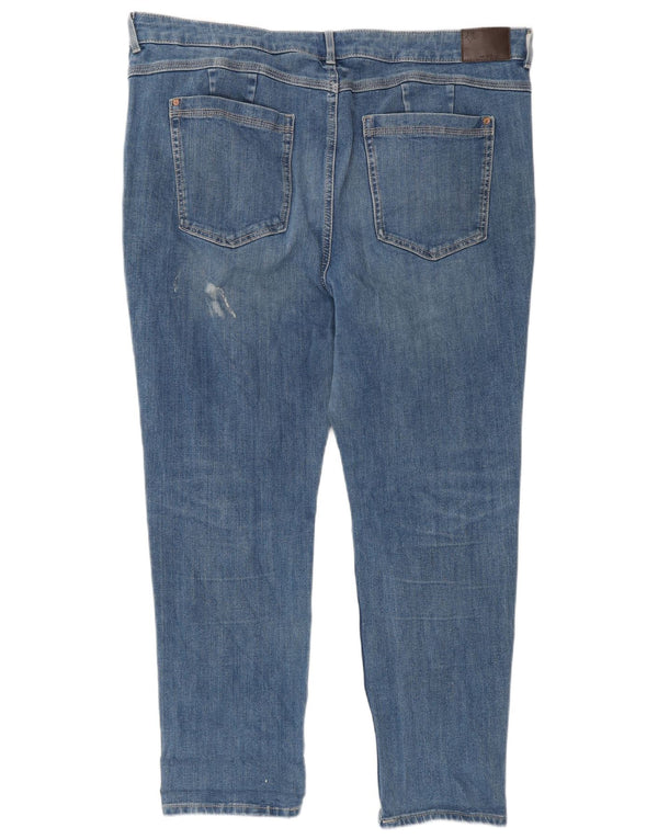 Женские узкие джинсы Marks & Spencer UK 20 2XL W38 L27 Синие, хлопок
